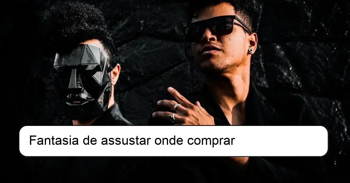 Fantasia de assustar onde comprar