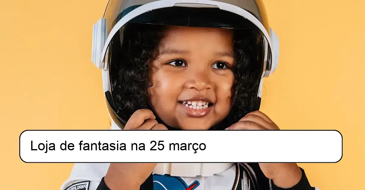 Loja de fantasia na 25 março